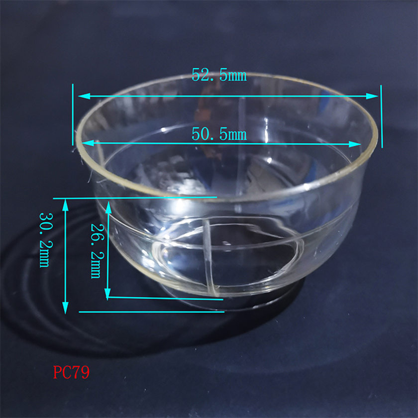 PC79碗形塑料蜡烛壳尺寸图